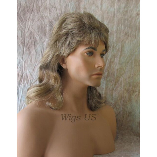 DELUXE MULLET | "Joe Dirt" Style COSTUME Short Wig for Cosplay MAGA Look