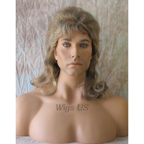 DELUXE MULLET | "Joe Dirt" Style COSTUME Short Wig for Cosplay MAGA Look
