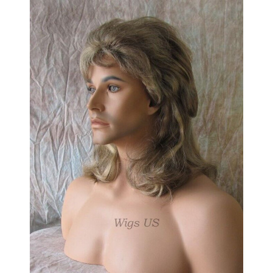 DELUXE MULLET | "Joe Dirt" Style COSTUME Short Wig for Cosplay MAGA Look