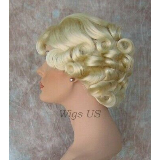 MARILYN MONROE | Short Wig COLOR CHOICE Costume Style Sexy Curls Wigs 