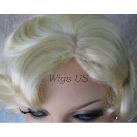 MARILYN MONROE | Short Wig COLOR CHOICE Costume Style Sexy Curls Wigs 