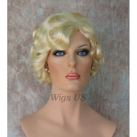 MARILYN MONROE | Short Wig COLOR CHOICE Costume Style Sexy Curls Wigs 