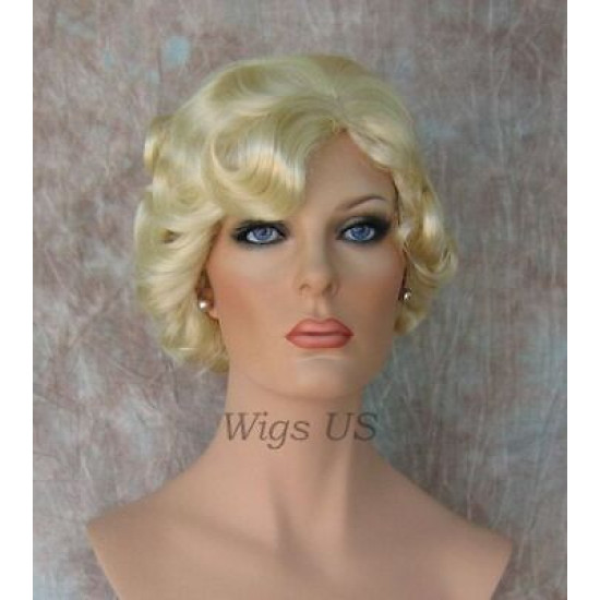 MARILYN MONROE | Short Wig COLOR CHOICE Costume Style Sexy Curls Wigs 
