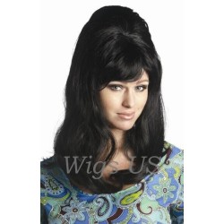 CONE BHL | Long Wig 60s Beehive Costume Bangs Drag Cone Inside COLOR CHOICE