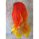 PRECIOUS | Red to Yellow Long Wig Skin Top Wavy Layers Wigs KAF7TKAF2
