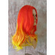 PRECIOUS | Red to Yellow Long Wig Skin Top Wavy Layers Wigs KAF7TKAF2