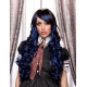 JOI | Blue Shadow Long Lolita Wig Curly Clip On Pony Tails Cosplay Anime Blush 