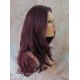 VANITY | Dark Burgundy Long Wig Gentle Waves Full Skin Top Wigs 