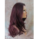 VANITY | Dark Burgundy Long Wig Gentle Waves Full Skin Top Wigs 