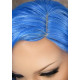 ECSTACY | Blutiful Blue Light Blue Ombre Costume Wig 15" Beach Waves Side Part 