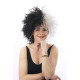 "CRUEL LADY" | Black White Costume Wig "Cruella da Ville" Costume Party