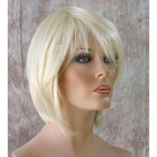 MYSTIC| Cali Blonde Short Wig Smooth Bob Bangs Anime Cosplay Costume 