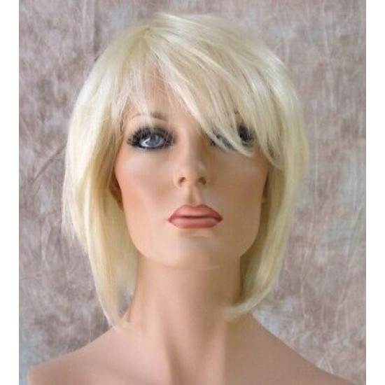 MYSTIC| Cali Blonde Short Wig Smooth Bob Bangs Anime Cosplay Costume 