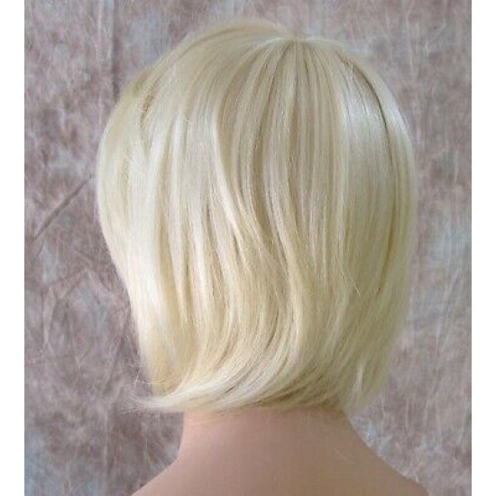 MYSTIC| Cali Blonde Short Wig Smooth Bob Bangs Anime Cosplay Costume 