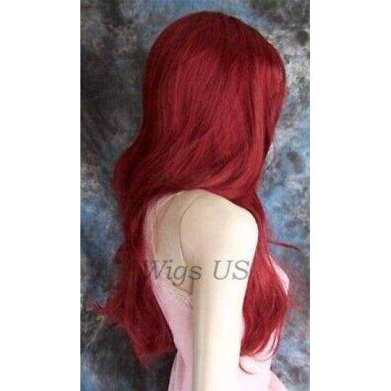 JEAN | Burgundy Red Long Wig Quality X-Men Grey Costume Wigs Cosplay