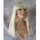 CLEO 601 | 613 Light Blonde Long Cleopatra Wig Straight Full Bangs 22"