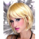 MYSTIC| Apricot Blonde Short Wig Smooth Bob Bangs Anime Cosplay Costume 