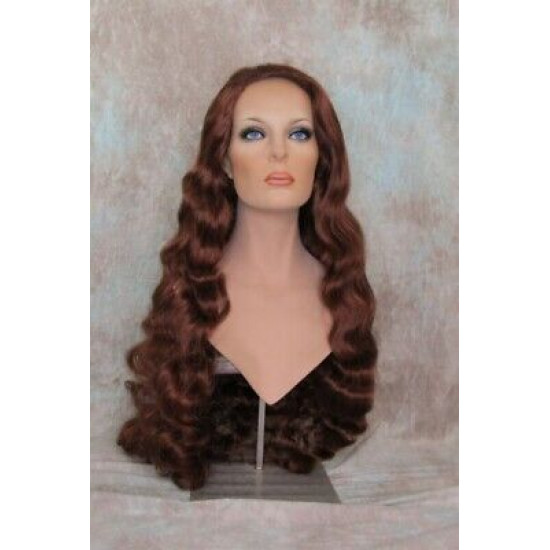 SHOWGIRL 952 | New Look Dark Brown Mix Long Cascading Waves Style 
