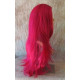 JEAN | Bright Pink Mix Long Wig Layered Colors Costume High Quality Skin Top 