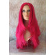 JEAN | Bright Pink Mix Long Wig Layered Colors Costume High Quality Skin Top 