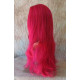 JEAN | Bright Pink Mix Long Wig Layered Colors Costume High Quality Skin Top 