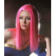 ZEN | Hot Pink COSPLAY Anime Long Wig Straight Skin Top Costume 
