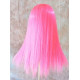 ZEN | Hot Pink COSPLAY Anime Long Wig Straight Skin Top Costume 