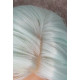 ECSTACY | Cool Mint Light Blue Costume Wig 15" Beach Waves Skin Side Part 
