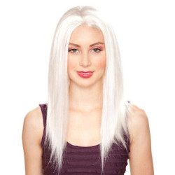 ZEN | Snow White COSPLAY Anime Long Wig Straight Skin Top Costume 