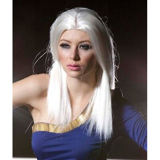 ZEN | Snow White COSPLAY Anime Long Wig Straight Skin Top Costume 