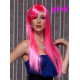 DIVINE | Hot Pink Long Straight Wig Bangs Part Cosplay Blush by Sepia 