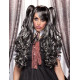 JOI | White Shadow Long Lolita Wig Curly Clip On Pony Tail Cosplay Anime Blush 