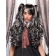 JOI | White Shadow Long Lolita Wig Curly Clip On Pony Tail Cosplay Anime Blush 
