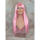 DIVINE | Cherry Blossom Pink Long Straight Wig Bangs Part Cosplay Blush by Sepia