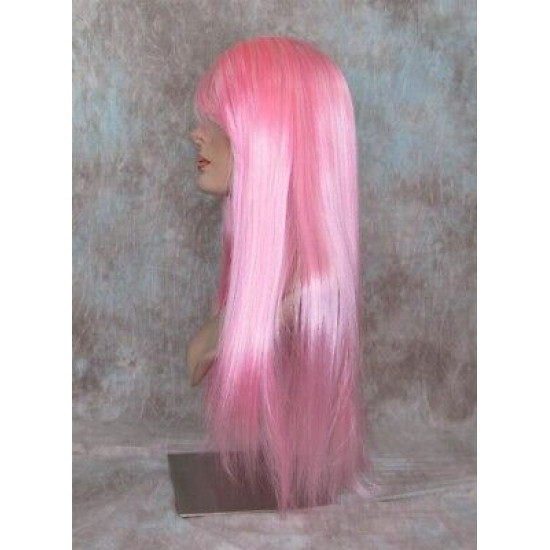 DIVINE | Cherry Blossom Pink Long Straight Wig Bangs Part Cosplay Blush by Sepia