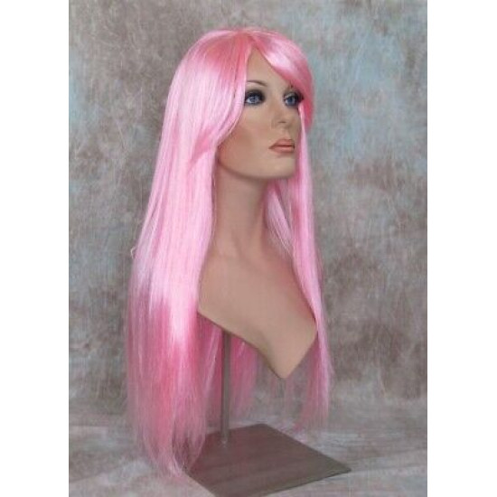 DIVINE | Cherry Blossom Pink Long Straight Wig Bangs Part Cosplay Blush by Sepia