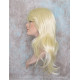 HB MELINDA | Light Blonde Long Wig Layers Human Hair Blend Bangs Part 