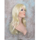 HB MELINDA | Light Blonde Long Wig Layers Human Hair Blend Bangs Part 