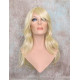 HB MELINDA | Light Blonde Long Wig Layers Human Hair Blend Bangs Part 