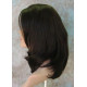 SAMANTHA HH | Dark Brown 100% Human Hair Wig Long Bob Monofilament Front 