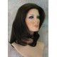 SAMANTHA HH | Dark Brown 100% Human Hair Wig Long Bob Monofilament Front 