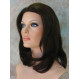 SAMANTHA HH | Dark Brown 100% Human Hair Wig Long Bob Monofilament Front 