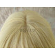HB MIRANDA | Light Blonde Long Wig Heat OK Straight Bob Bangs Human Hair Blend 