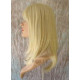 HB MIRANDA | Light Blonde Long Wig Heat OK Straight Bob Bangs Human Hair Blend 