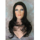 HB JULIETTE | Jet Black Long Wig Heat OK Human Hair Blend Skin Top Wigs US 1 