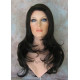 HB JULIETTE | Jet Black Long Wig Heat OK Human Hair Blend Skin Top Wigs US 1 