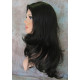 HB JULIETTE | Jet Black Long Wig Heat OK Human Hair Blend Skin Top Wigs US 1 
