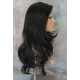 HB JULIETTE | Jet Black Long Wig Heat OK Human Hair Blend Skin Top Wigs US 1 