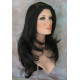 HB JULIETTE | Jet Black Long Wig Heat OK Human Hair Blend Skin Top Wigs US 1 