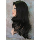 HB JULIETTE | Jet Black Long Wig Heat OK Human Hair Blend Skin Top Wigs US 1 